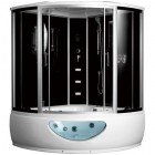 Душевая кабина 150x150 Frank F-652 Black
