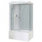 Прямоугольная душевая кабина Royal Bath RB 8100BP6-WT L