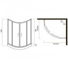 Душевая кабина Am.Pm Sense W75E-225-080WF