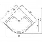 Душевая кабина 95x95 Aquanet Fiji 95