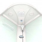 Душевая кабина Domani-Spa Delight 110 high тонированная/белая с электрикой и гидромассажем