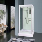 Душевая кабина 90х90 квадратная River Lux Moero 90/93 MT L