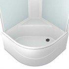 Душевая кабина 90х90 Domani-Spa Eko 99 high матовая/белая