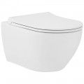 Унитаз подвесной безободковый beWash Bogen 88303601 с функцией биде белый глянец