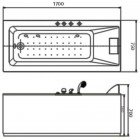 Ванна Appollo Bering ABR214L (AT-9012L)