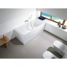 Ассиметричная акриловая ванна Roca Easy 170x75 ZRU9302899