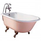 Ванна чугунная 130x70 Recor Roll Top 137