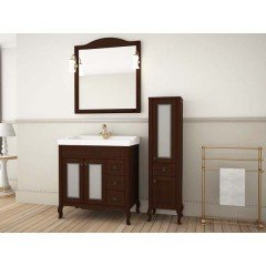 Комплект мебели ASB-Woodline Флоренция квадро 80 бук тироль массив ясеня