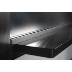 Комплект мебели ASB-Woodline Флоренция квадро 60 чёрный массив ясеня