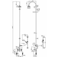 Душевая программа Burlington Birkenhead H202-BI