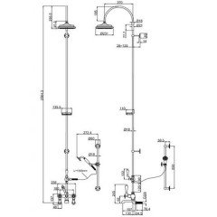 Душевая программа Burlington Birkenhead H308-BI