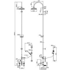 Душевая программа Burlington Anglesey H308-AN
