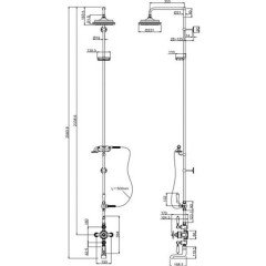 Душевая программа Burlington Claremont Avon H112-CL