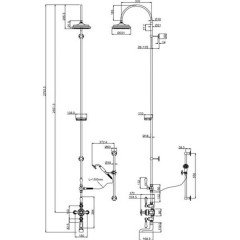 Душевая программа Burlington Birkenhead Avon H104-BI