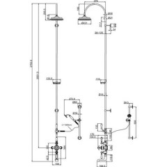 Душевая программа Burlington Anglesey Avon H104-AN