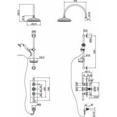 Душевая программа Burlington Birkenhead Clyde H41C-BI