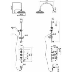 Душевая программа Burlington Birkenhead Clyde H41-BI