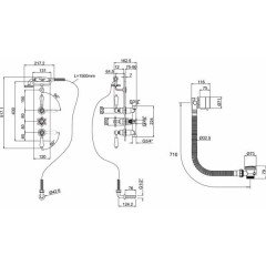 Душевая программа Burlington Birkenhead Clyde H81C-BI