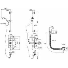 Душевая программа Burlington Birkenhead Clyde H95-BI