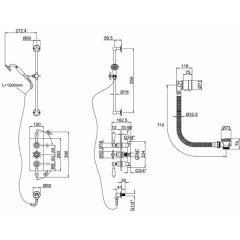 Душевая программа Burlington Birkenhead Clyde H95C-BI