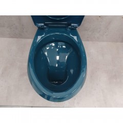 Унитаз Оскольская керамика Элисса зеленый