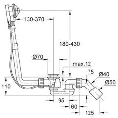Слив-перелив Grohe Talento 28943000