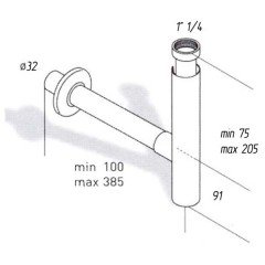 Сифон Migliore Totem ML.RIC-10.114