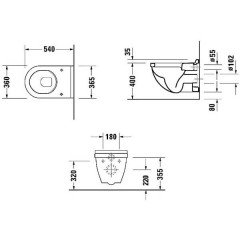 Инсталляция Viega Eco Plus 673192 + унитаз Duravit Starck 3 220009 + крышка Duravit 006389
