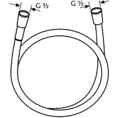 Душевой шланг Kludi Amphora 570640500