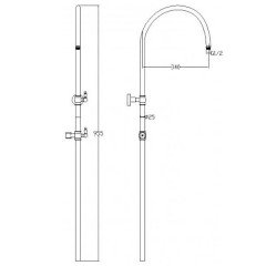 Душевой гарнитур Aksy Bagno Primavera 2005-2004 Bronze