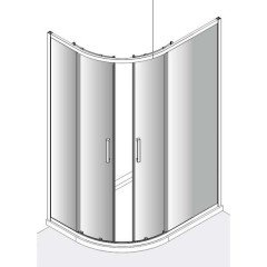 Душевой уголок Edelform Moderato EF-7070T R
