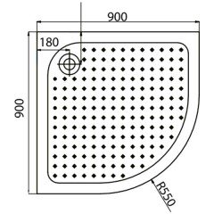 Душевой уголок Edelform Moderato EF-7011T