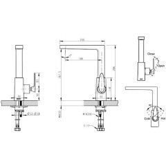 Смеситель для кухни Bravat Spring 7F779113C