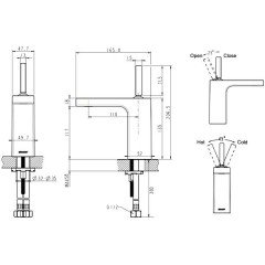 Смеситель для раковины Bravat Spring 7F179113C