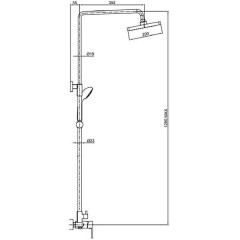 Душевая система Bravat Opal F9125183CP-A1-RUS