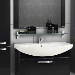 Полка стеклянная Акватон Ария 80 1A144603AA010