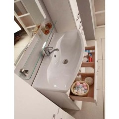 Полка стеклянная Акватон Ария 80 1A144603AA010
