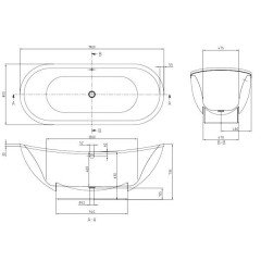 Ванна акриловая Villeroy & Boch My Nature UBA190NAT9E0V-01.61