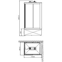 Душевая кабина Orans Basic+ SR-86152 R