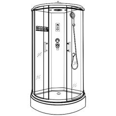 Душевая кабина Luxus T15 Helin