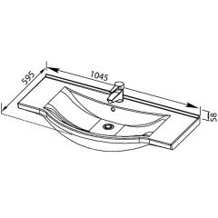 Раковина мебельная Aquanet Everson ECB58A51 00177621