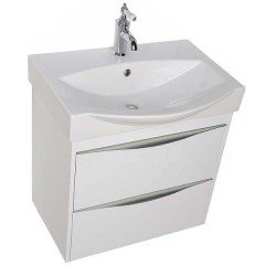 Тумба с раковиной Aquanet Франка 65 белый 00183051 + 00182328