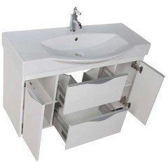 Тумба с раковиной Aquanet Франка 105 белый 00183055 + 00182330