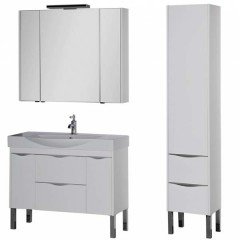 Тумба с раковиной Aquanet Франка 105 белый 00183055 + 00182330