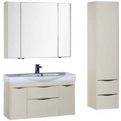 Тумба с раковиной Aquanet Франка 105 слоновая кость 00183056 + 00182330