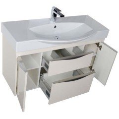 Тумба с раковиной Aquanet Франка 105 слоновая кость 00183056 + 00182330