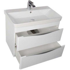 Тумба с раковиной Aquanet Орлеан 80 белый 00183082 + 00182312