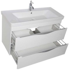 Тумба с раковиной Aquanet Орлеан 105 белый 00183083 + 00182313