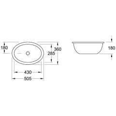 Раковина Villeroy & Boch Loop&Friends 61611101