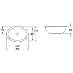 Раковина Villeroy & Boch Loop&Friends 616130R2